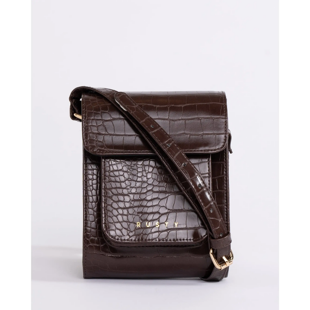 Rusty Danielle Side Bag Chocolate 