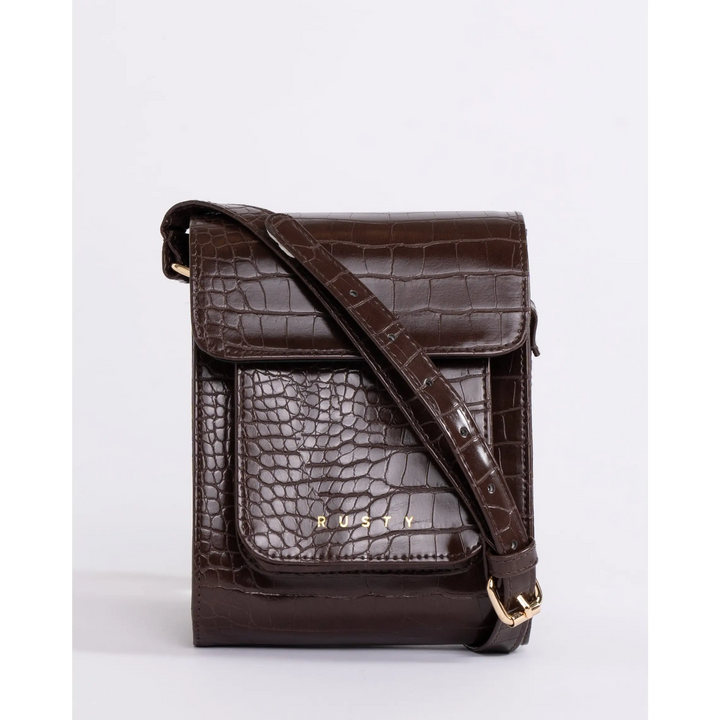 Rusty Danielle Side Bag Chocolate 