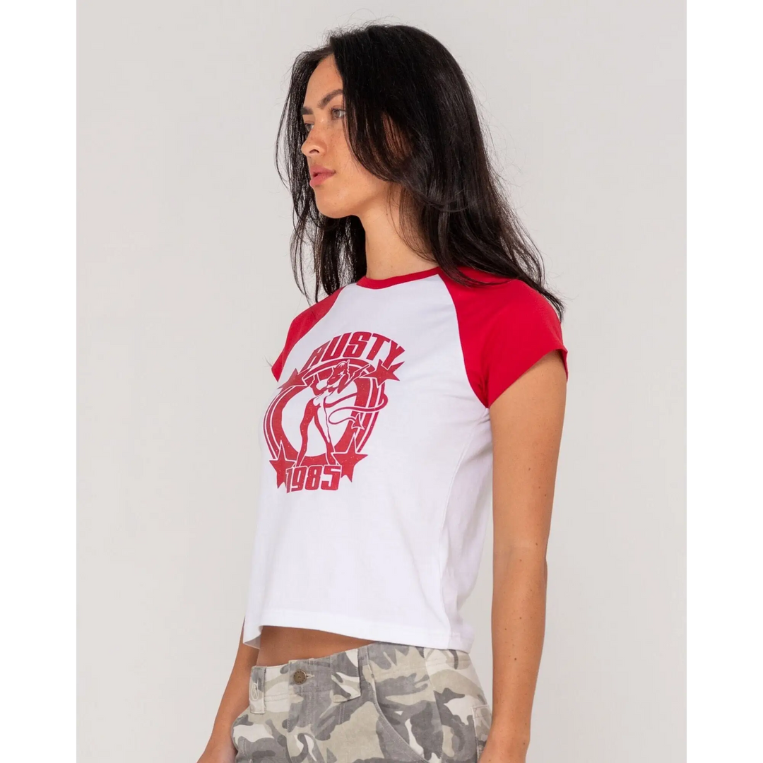 Rusty Daring Devil Raglan Baby T-Shirt 