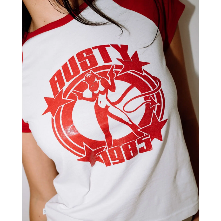 Rusty Daring Devil Raglan Baby T-Shirt 