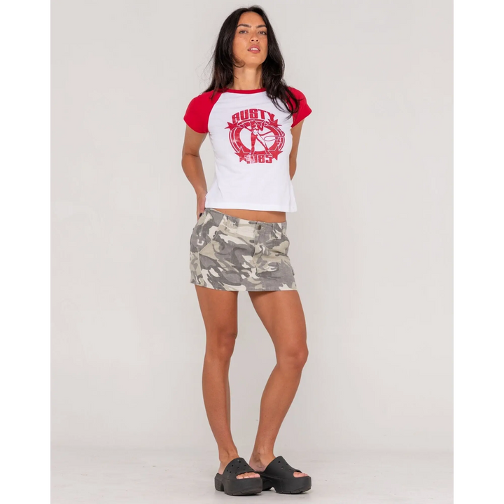 Rusty Daring Devil Raglan Baby T-Shirt 