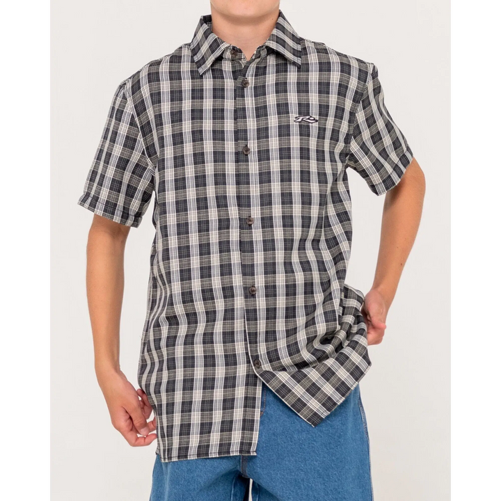 Rusty Datsun Check Youth Shirt 