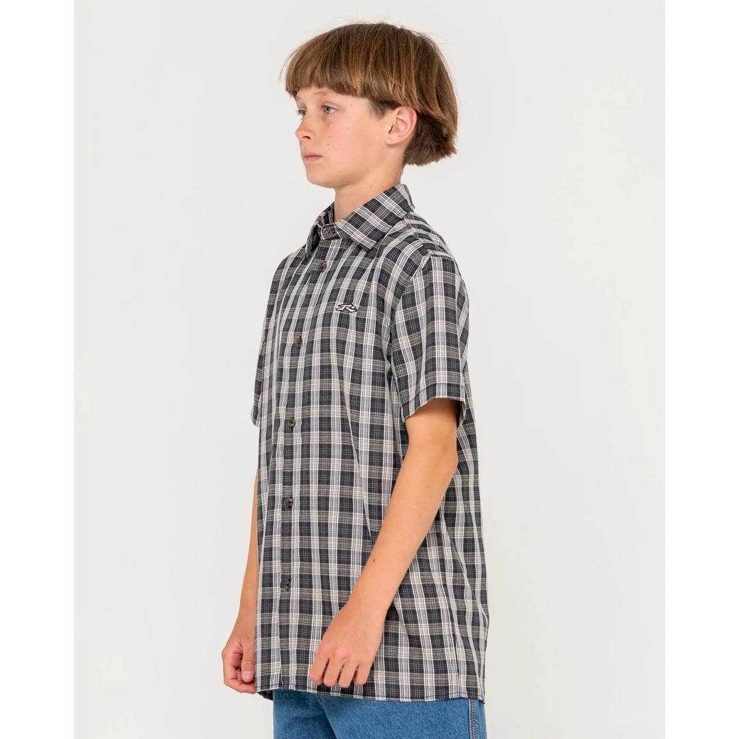 Rusty Datsun Check Youth Shirt 