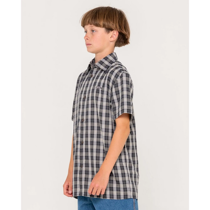 Rusty Datsun Check Youth Shirt 