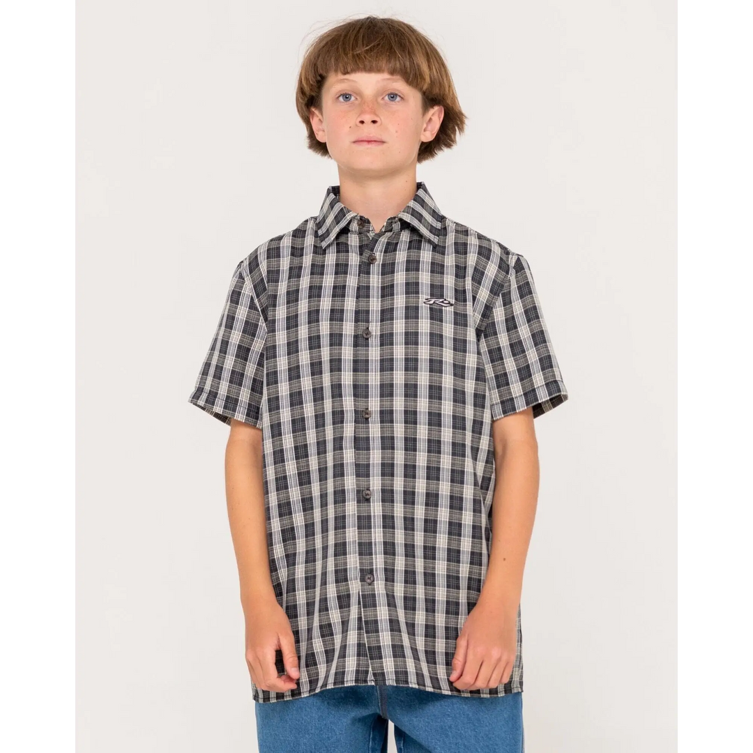 Rusty Datsun Check Youth Shirt 