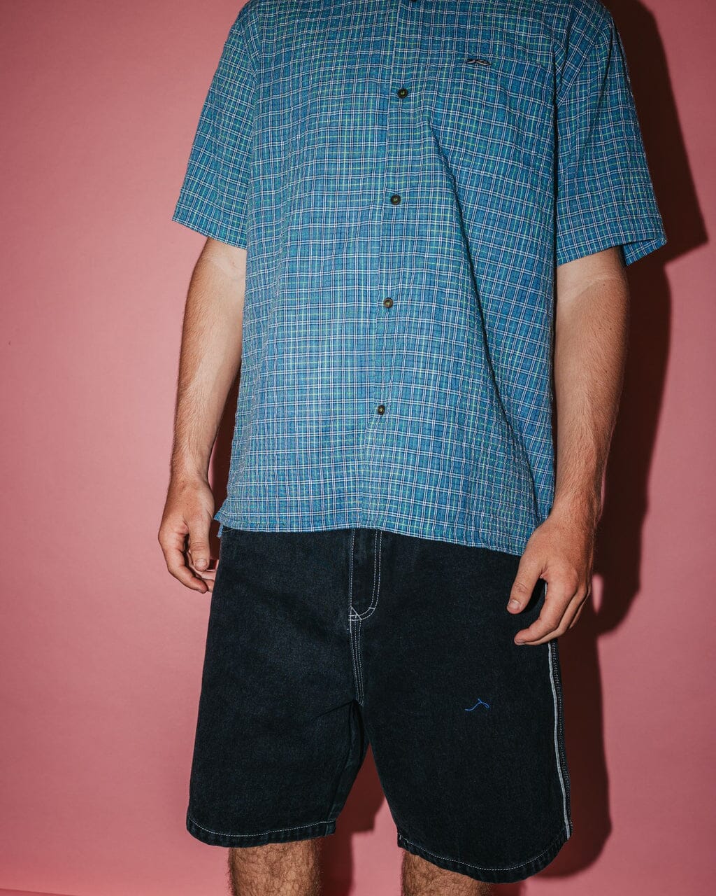 Rusty Datsun Drop Check Shirt 