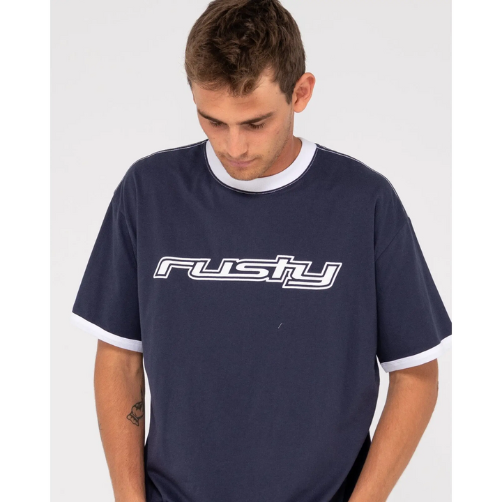 Rusty Dead Ringer Relaxed Fit Graphic T-Shirt 