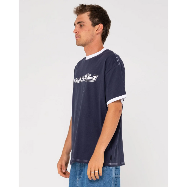 Rusty Dead Ringer Relaxed Fit Graphic T-Shirt 