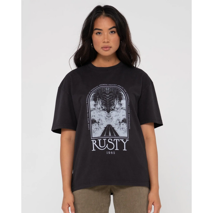 Rusty Destiny Awaits Oversized T-Shirt 
