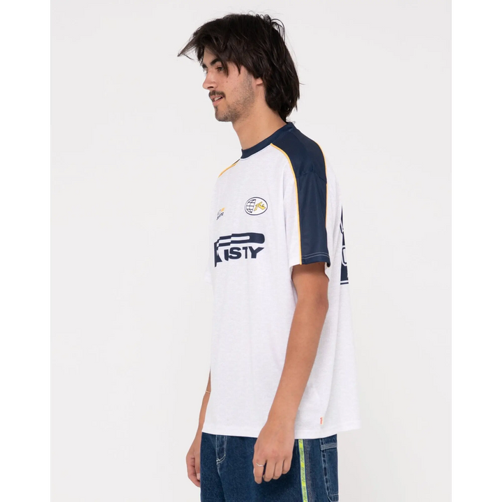 Rusty Drogba Relaxed Fit Graphic Soccer Jersey 