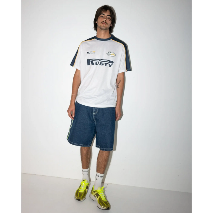 Rusty Drogba Relaxed Fit Graphic Soccer Jersey 