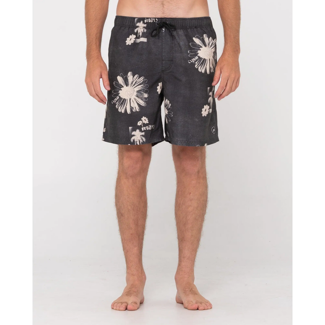 Rusty Electric Sax Elastic Boardshorts 