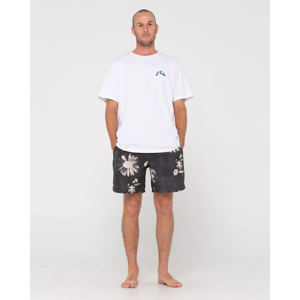 Rusty Electric Sax Elastic Boardshorts 