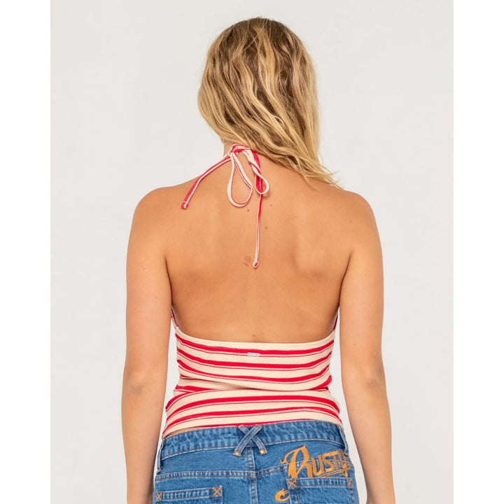 Rusty Emma Cut Out Halter Neck Top 