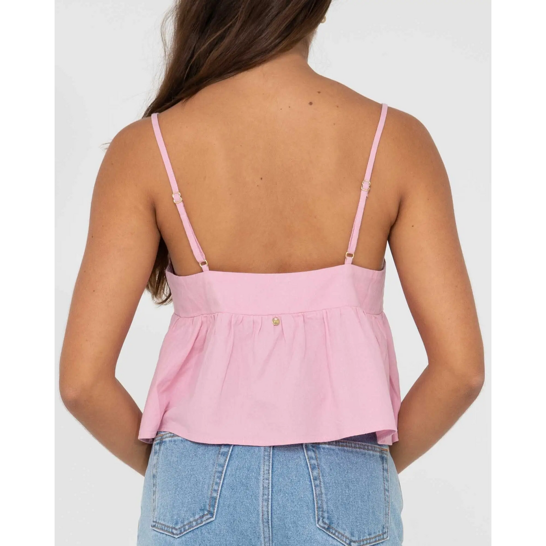 Rusty Felicity V Neck Cami Top 