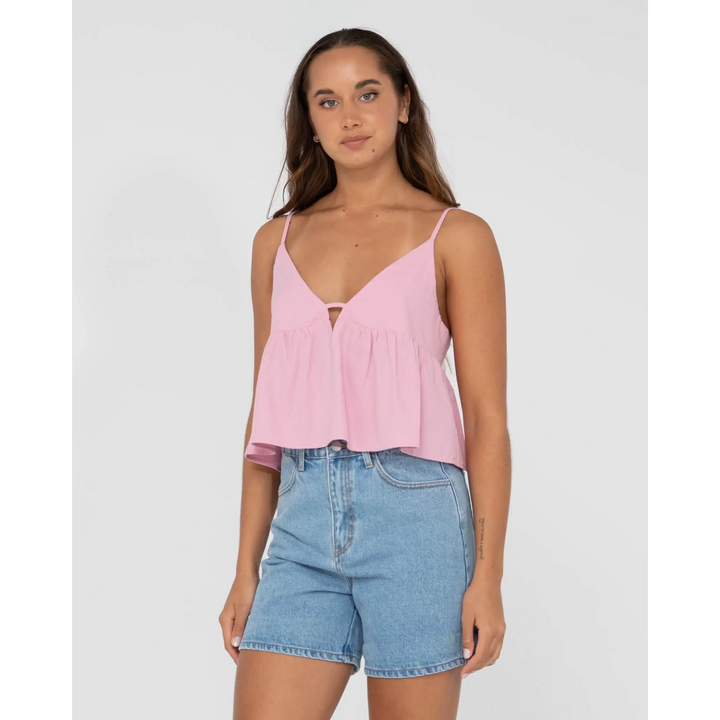 Rusty Felicity V Neck Cami Top 