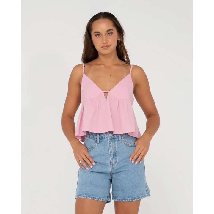 Rusty Felicity V Neck Cami Top 