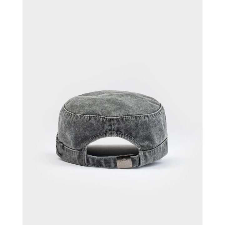Rusty Fiend Luxe Military Cap - Washed Black