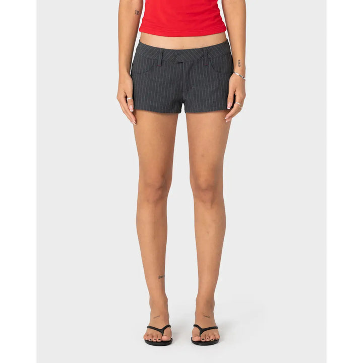 Rusty Finance Mummy Low Rise Suit Shorts