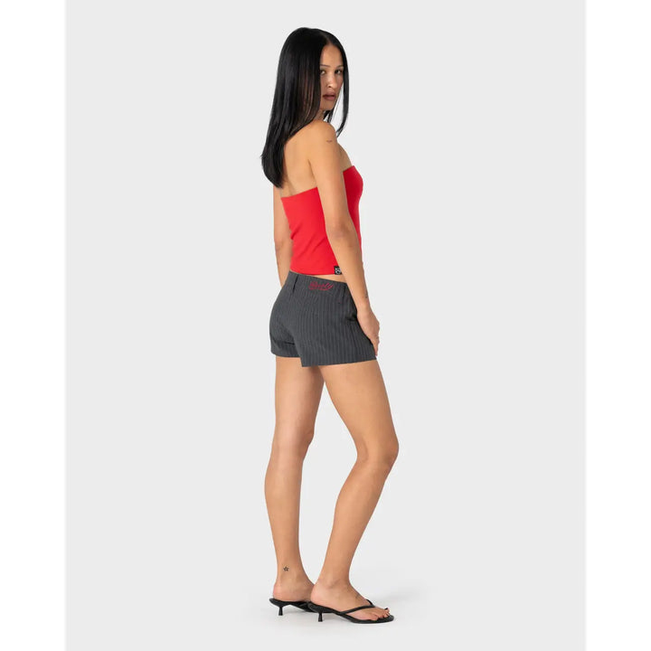Rusty Finance Mummy Low Rise Suit Shorts