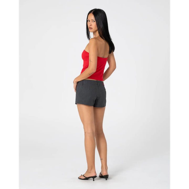 Rusty Finance Mummy Low Rise Suit Shorts
