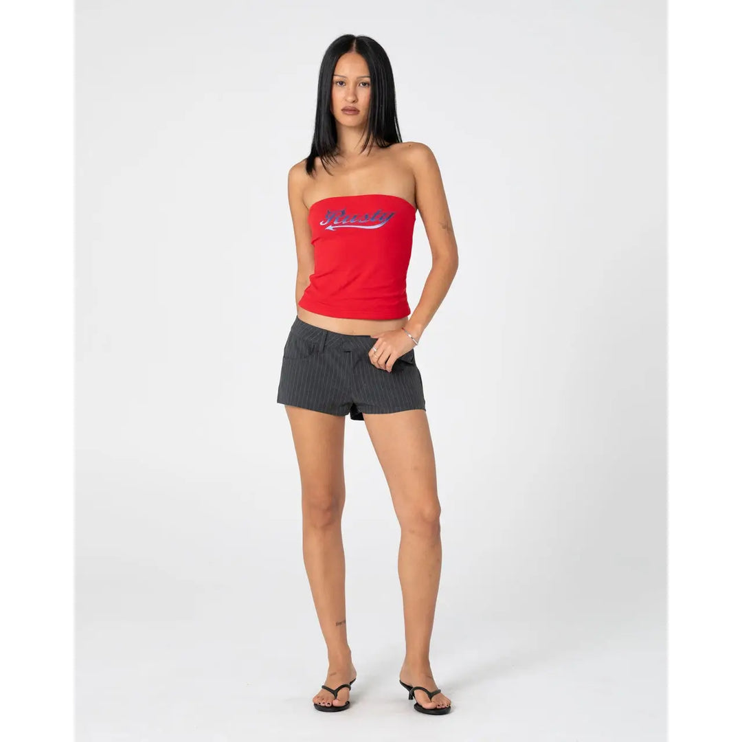 Rusty Finance Mummy Low Rise Suit Shorts