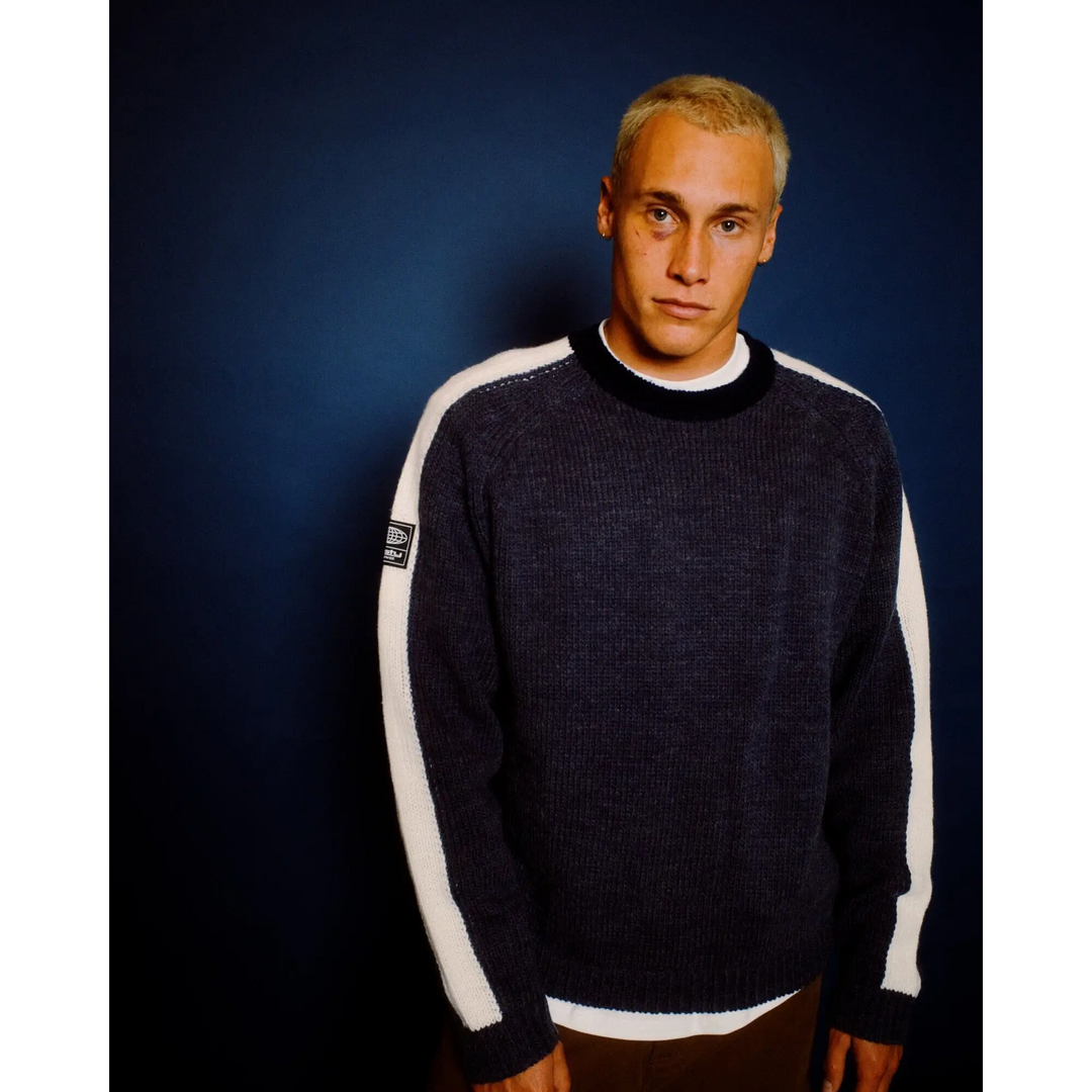 Rusty Fishermans Boxy Crew Knit 