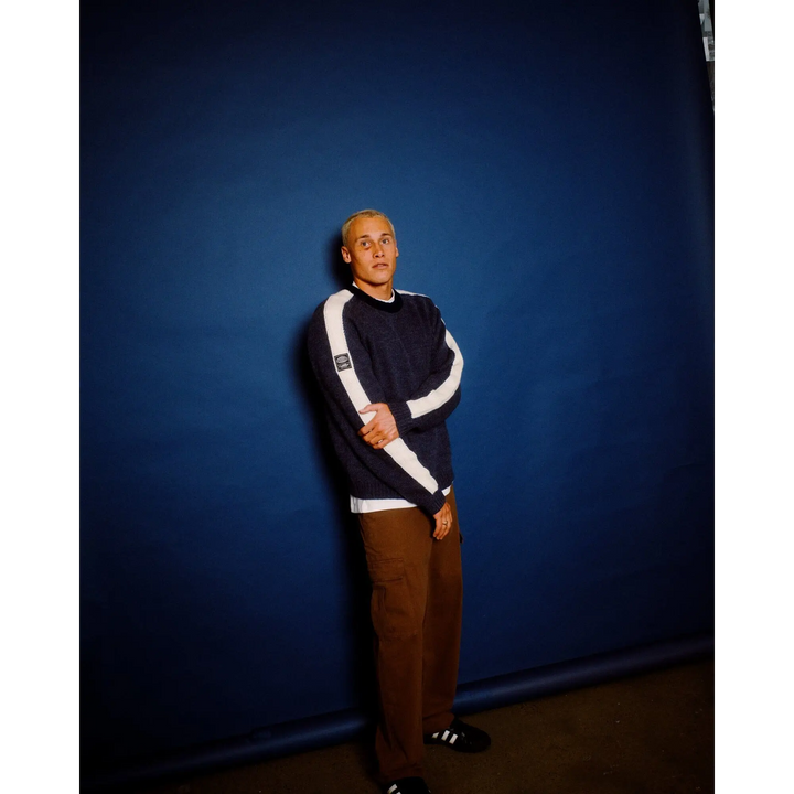 Rusty Fishermans Boxy Crew Knit 