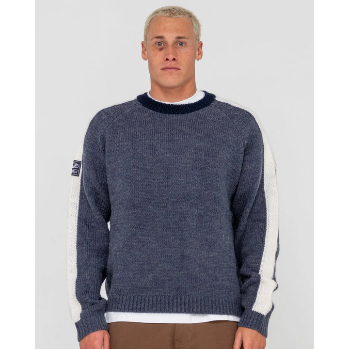 Rusty Fishermans Boxy Crew Knit 
