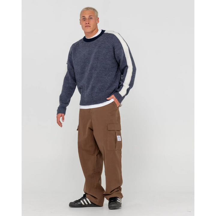 Rusty Fishermans Boxy Crew Knit 