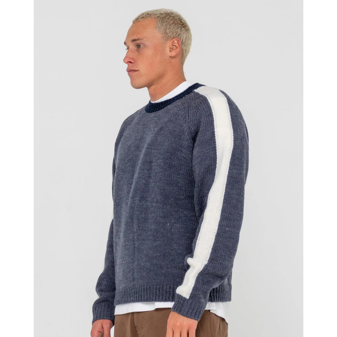 Rusty Fishermans Boxy Crew Knit 