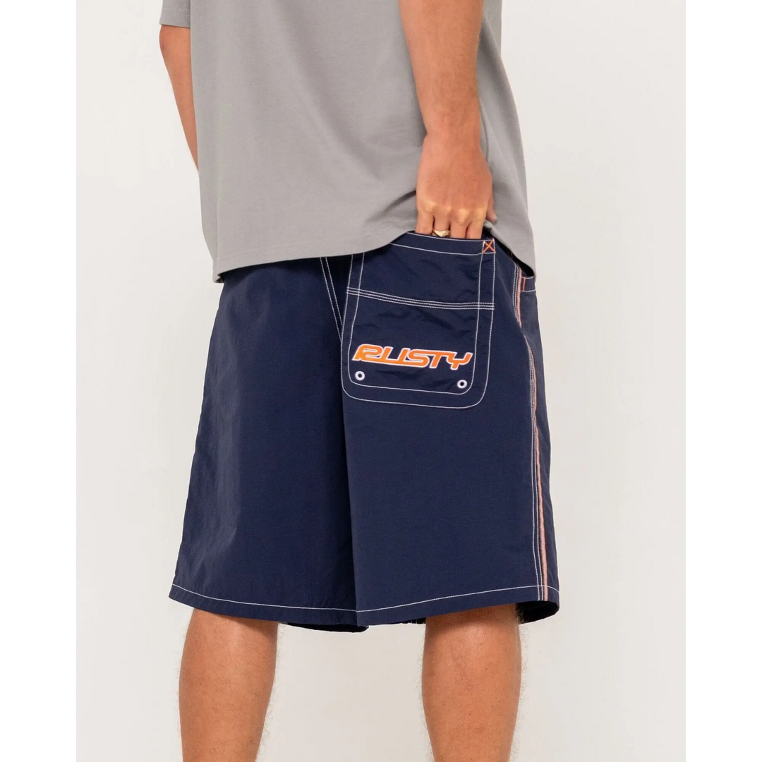 Rusty Flip Daddy 22" Elastic Waist Boardshorts 