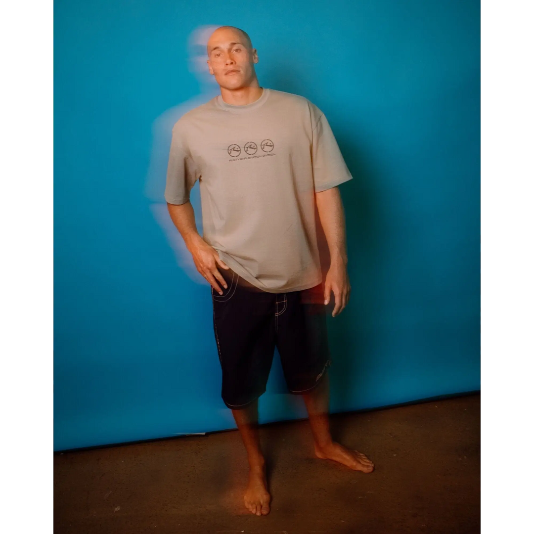 Rusty Flip Daddy 22" Elastic Waist Boardshorts 