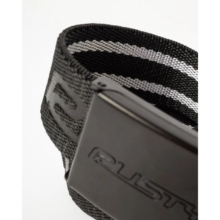 Rusty Flip Daddy Elastic Webbing Belt - Black