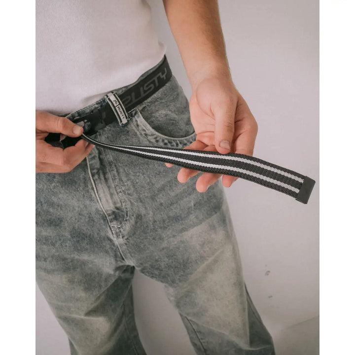 Rusty Flip Daddy Elastic Webbing Belt - Black