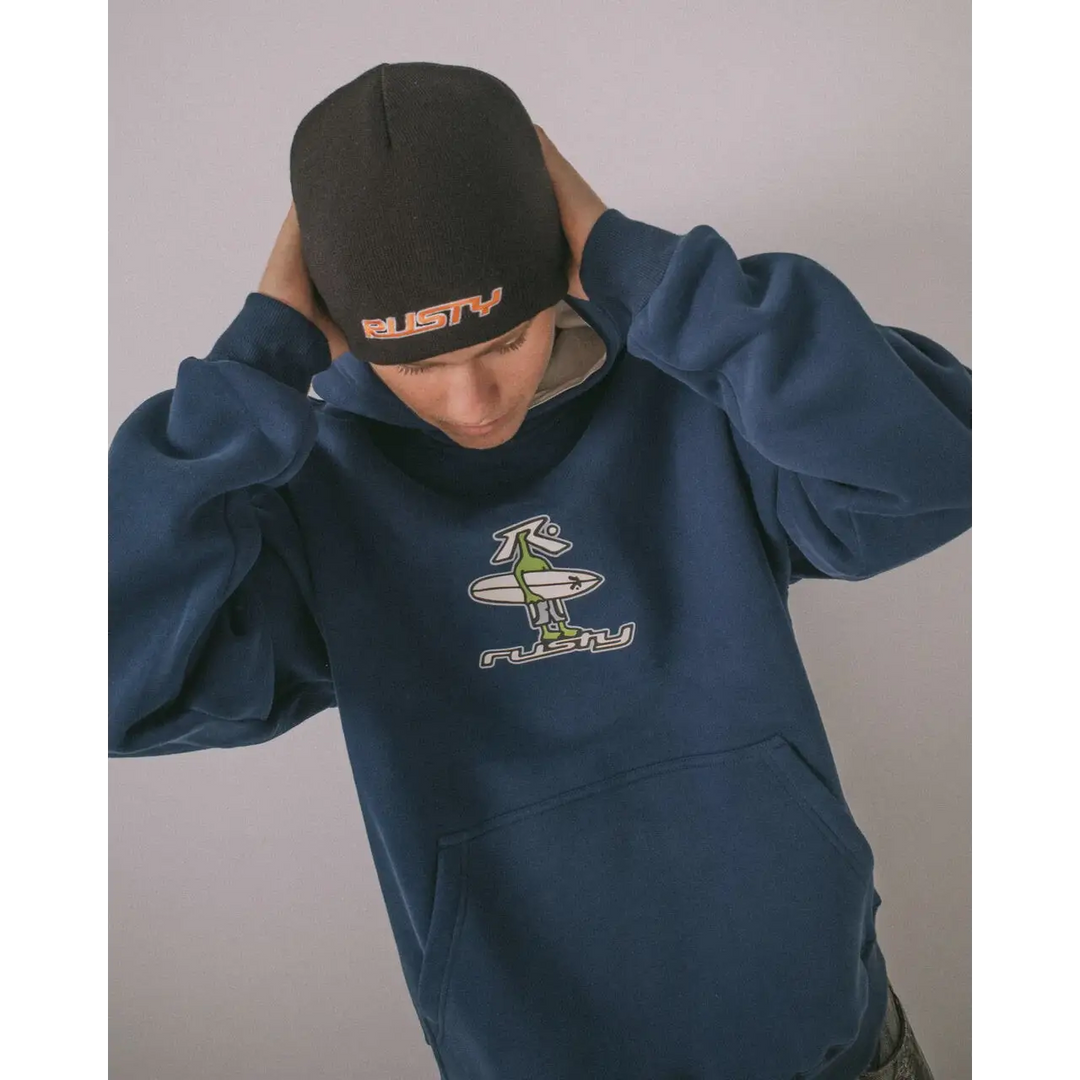 Rusty Flip Daddy Reversible Beanie - Black