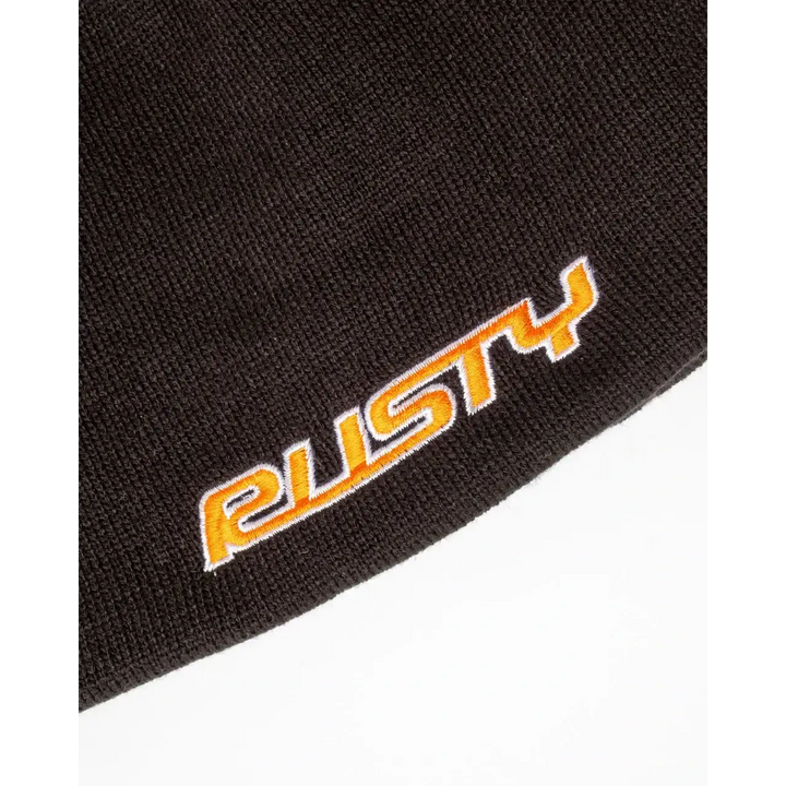 Rusty Flip Daddy Reversible Beanie - Black