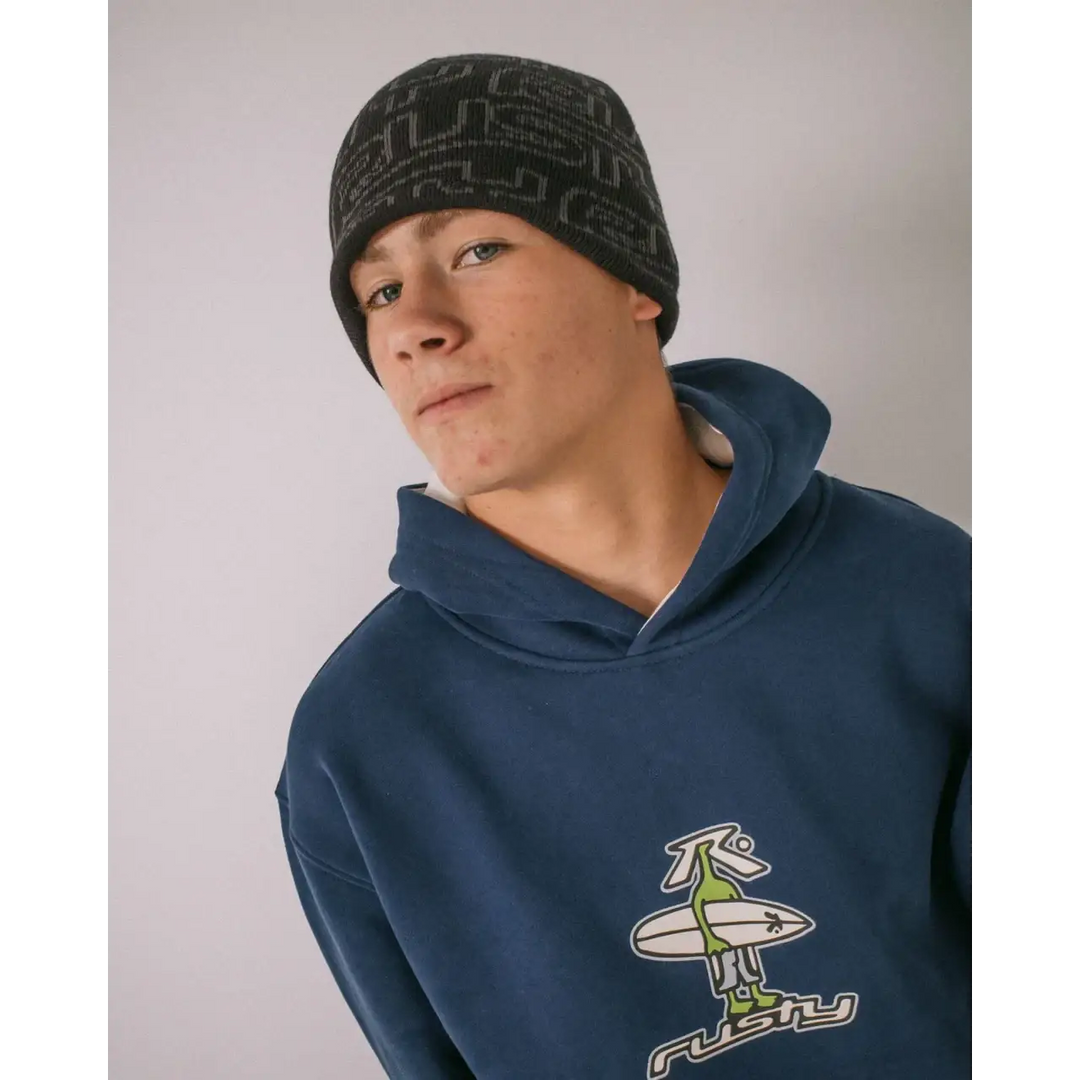 Rusty Flip Daddy Reversible Beanie - Black