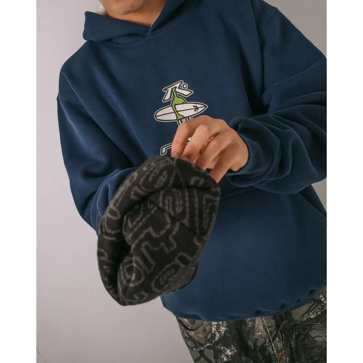 Rusty Flip Daddy Reversible Beanie - Black
