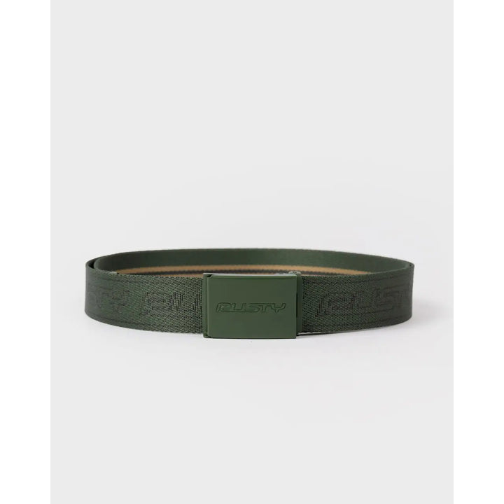 Rusty Flip Daddy Reversible Webbing Belt - Shadow Army