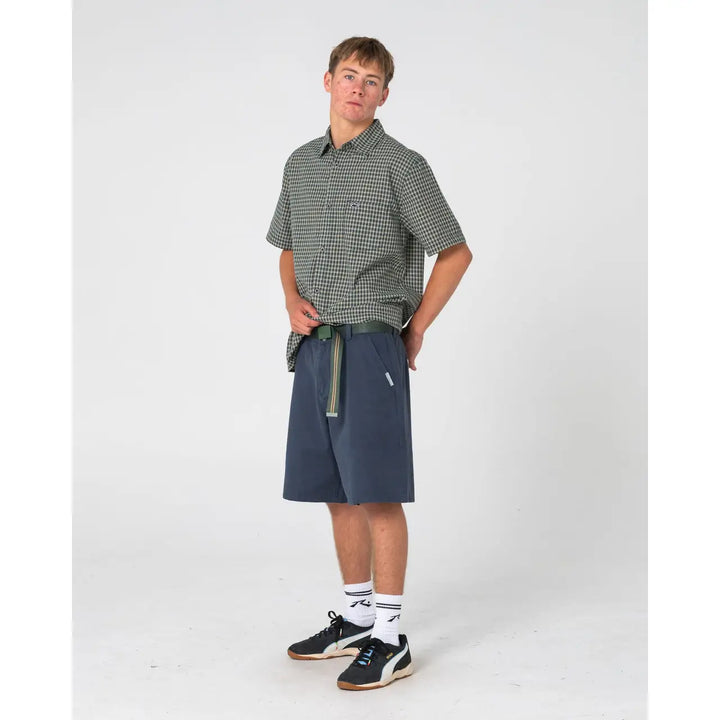 Rusty Flip Daddy Reversible Webbing Belt - Shadow Army