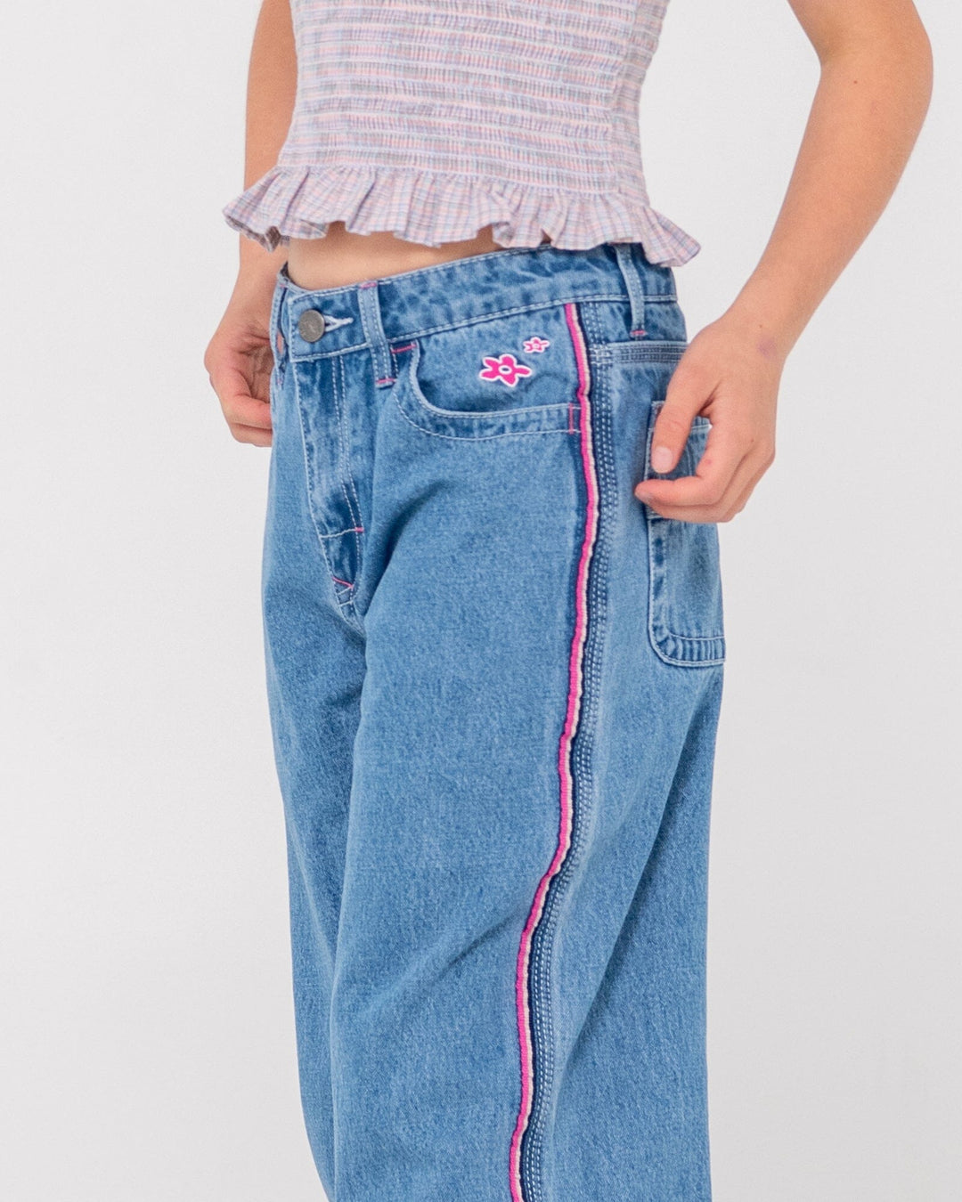 Rusty Flip Girl Low Rise Jeans 