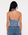 Rusty Flip Mommy Halter Neck Denim Vest 