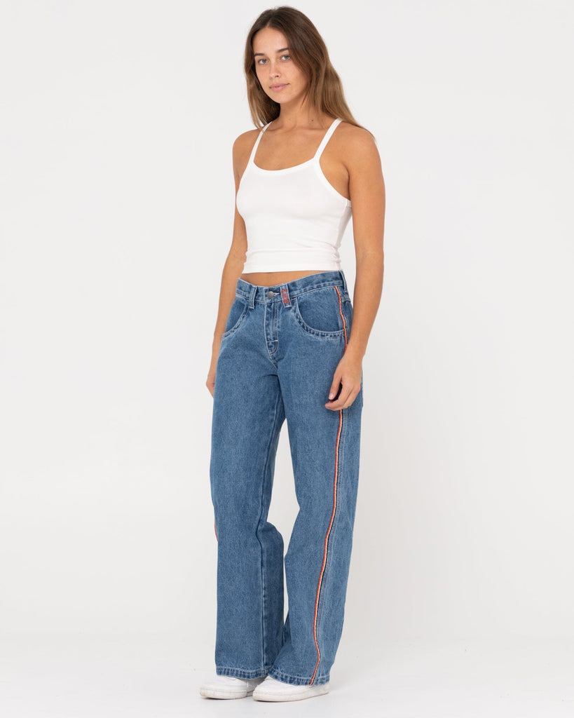 Rusty Flip Mommy Low Rise Baggy Jeans 