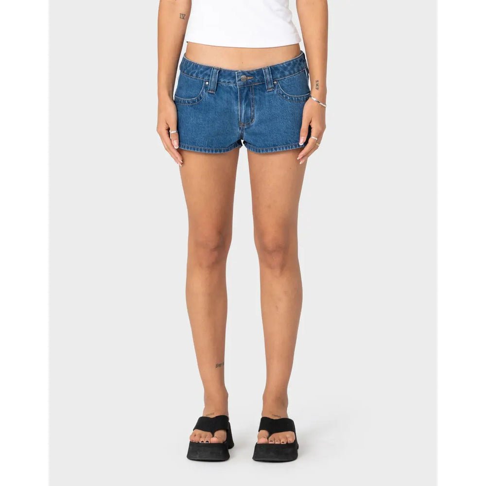 Rusty Flip Mommy Low Rise Micro Mini Shorts 2.0