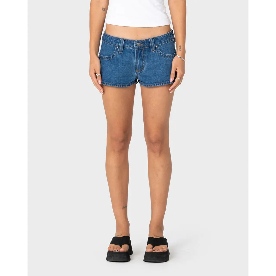 Rusty Flip Mommy Low Rise Micro Mini Shorts 2.0