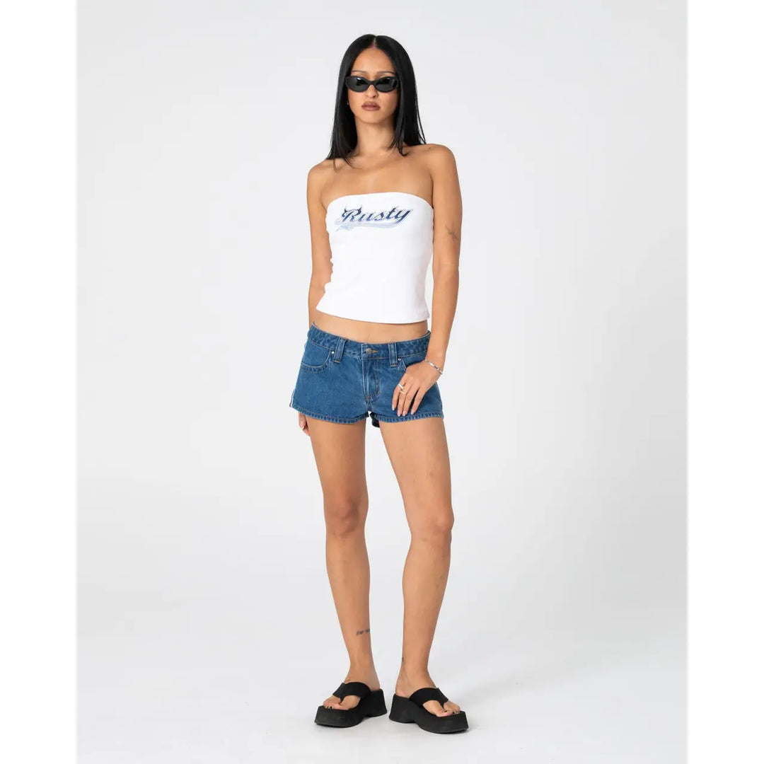 Rusty Flip Mommy Low Rise Micro Mini Shorts 2.0