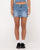 Rusty Flip Mommy Low Rise Mini Denim Skirt 