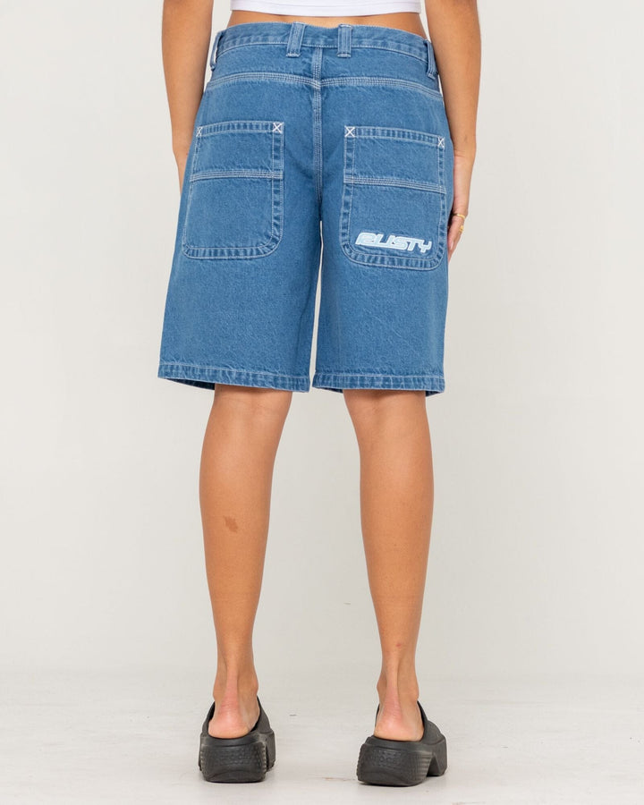 Rusty Flip Mommy Tapeless Low Rise Baggy Jorts 