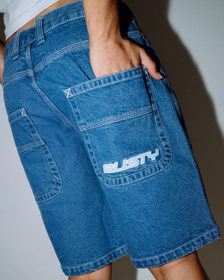 Rusty Flip Mommy Tapeless Low Rise Baggy Jorts 